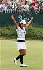 宮里藍　今季米ツアー3勝目　世界ランク№1