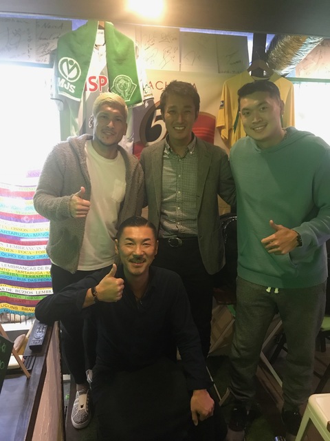 フットサル日本代表森岡選手、やべっちFCの後にNossA寄ってくれました！